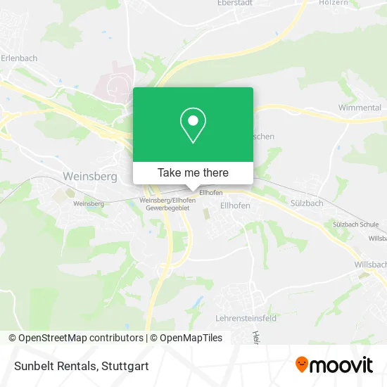 Карта Sunbelt Rentals