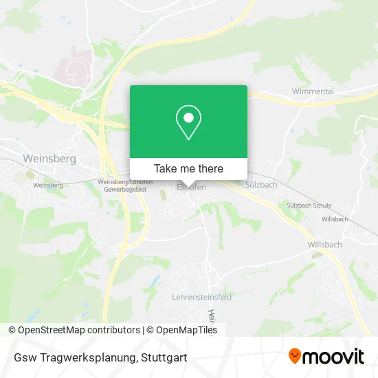 Карта Gsw Tragwerksplanung