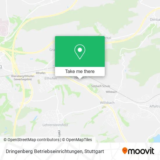 Карта Dringenberg Betriebseinrichtungen