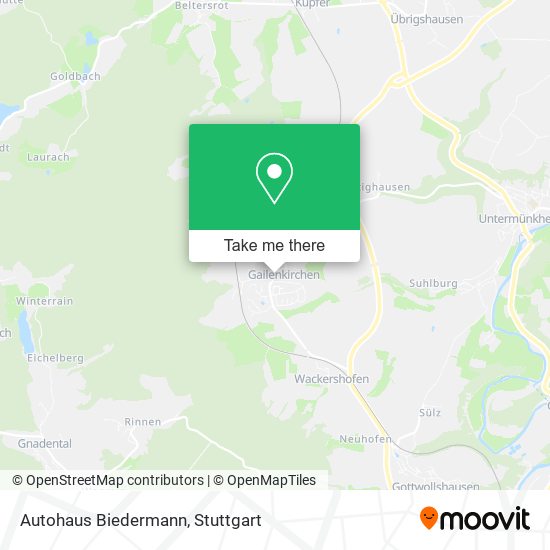 Autohaus Biedermann map