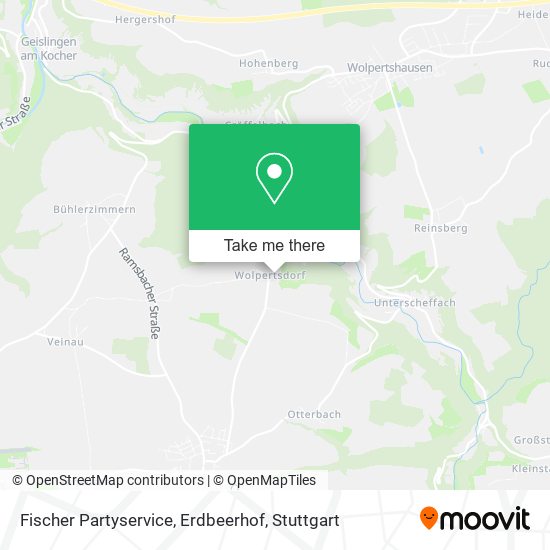 Карта Fischer Partyservice, Erdbeerhof