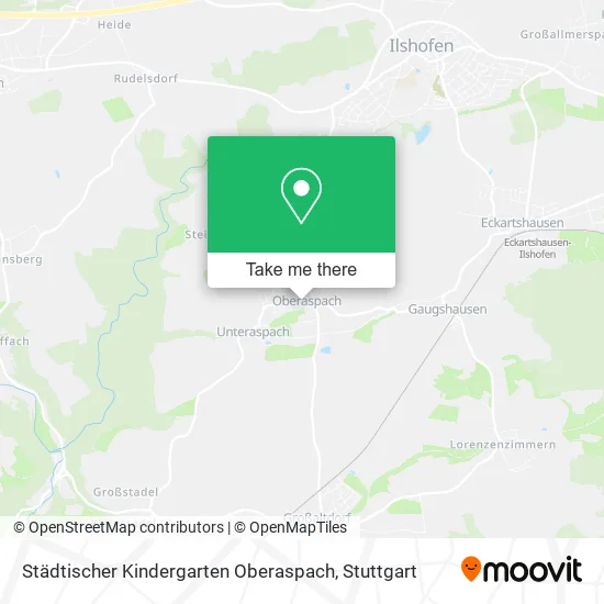 Карта Städtischer Kindergarten Oberaspach