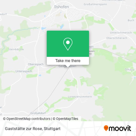 Gaststätte zur Rose map