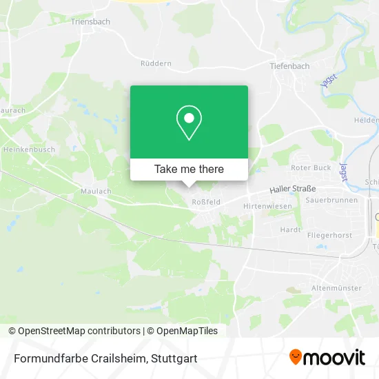 Карта Formundfarbe Crailsheim