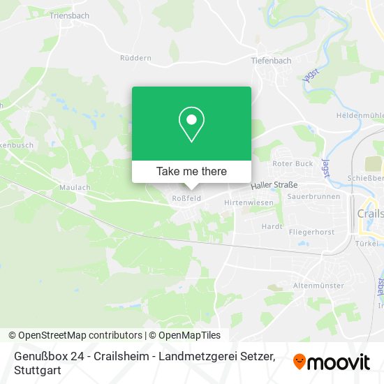 Genußbox 24 - Crailsheim - Landmetzgerei Setzer map