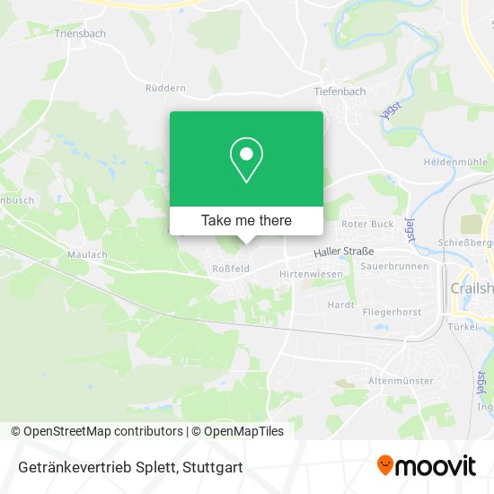 Getränkevertrieb Splett map