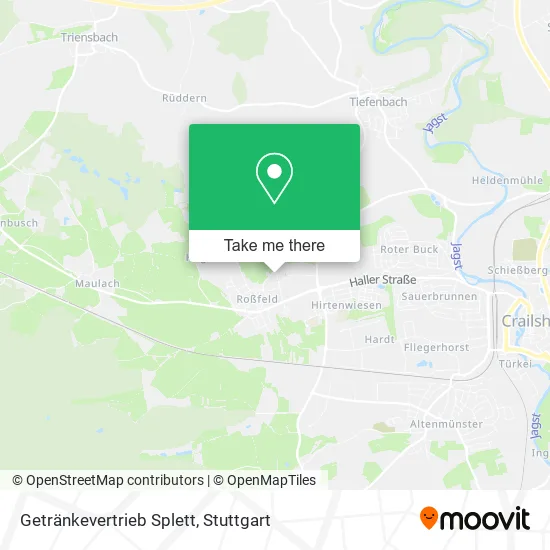 Карта Getränkevertrieb Splett