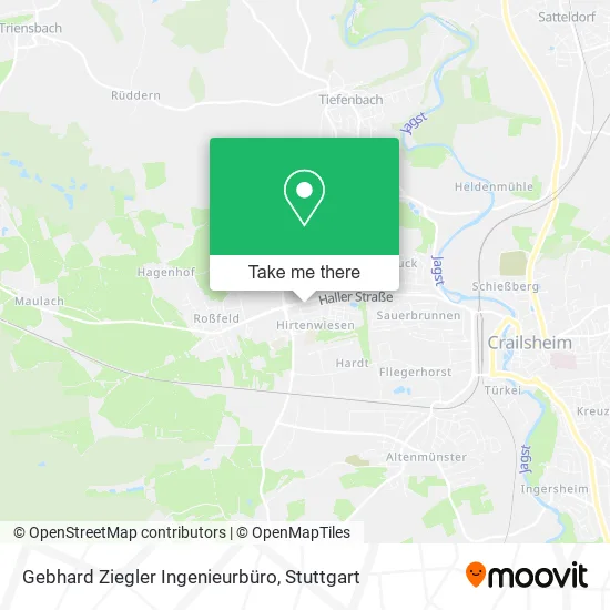 Карта Gebhard Ziegler Ingenieurbüro