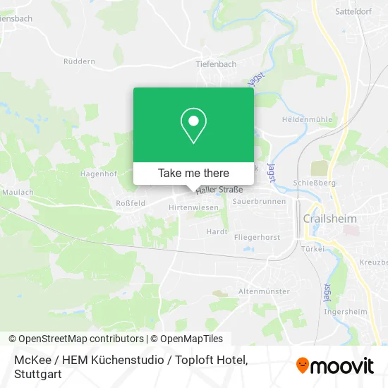 Карта McKee / HEM Küchenstudio / Toploft Hotel