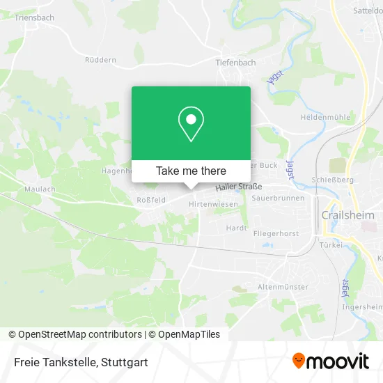 Карта Freie Tankstelle