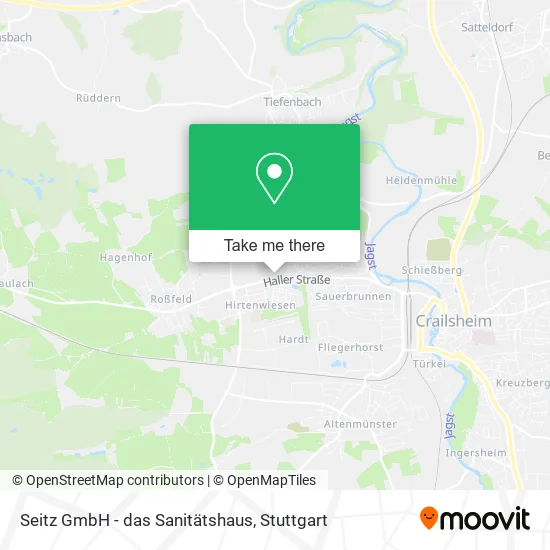 Карта Seitz GmbH - das Sanitätshaus