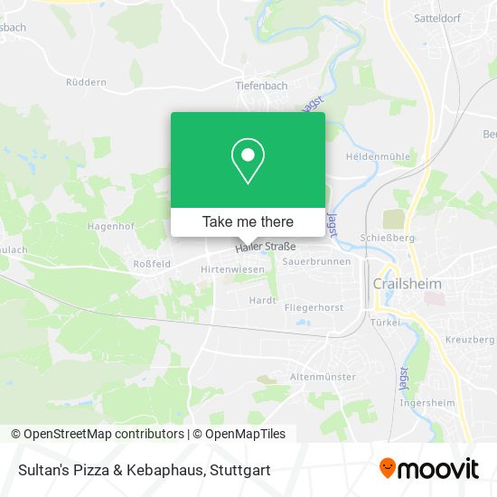 Sultan's Pizza & Kebaphaus map