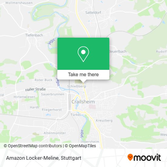 Карта Amazon Locker-Meline