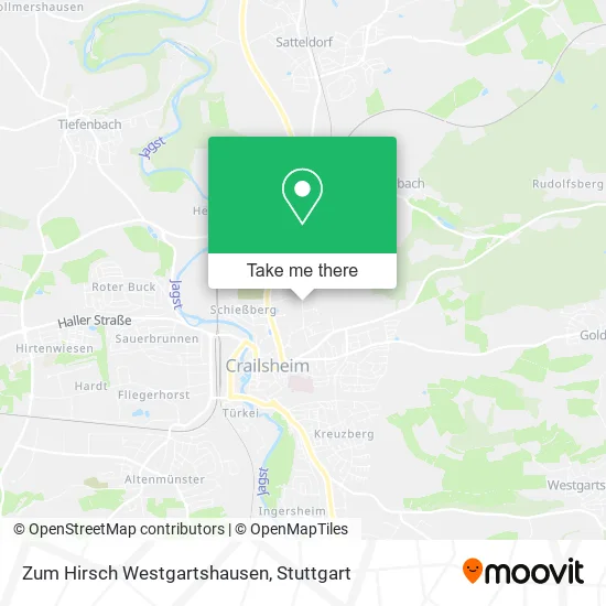 Карта Zum Hirsch Westgartshausen