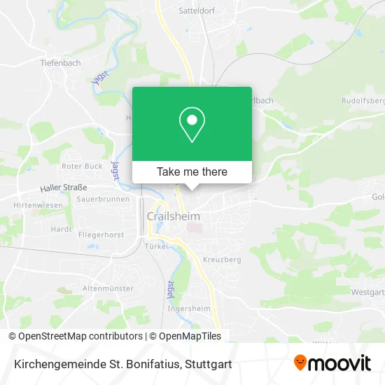 Карта Kirchengemeinde St. Bonifatius