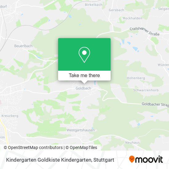 Kindergarten Goldkiste Kindergarten map