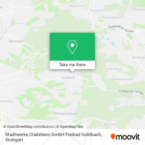 Stadtwerke Crailsheim GmbH Freibad Goldbach map