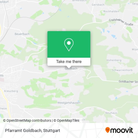 Карта Pfarramt Goldbach