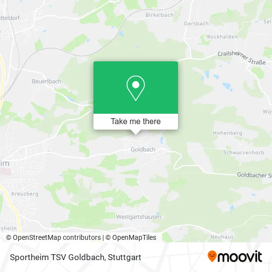 Карта Sportheim TSV Goldbach