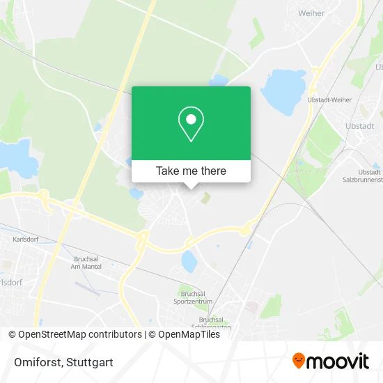 Карта Omiforst