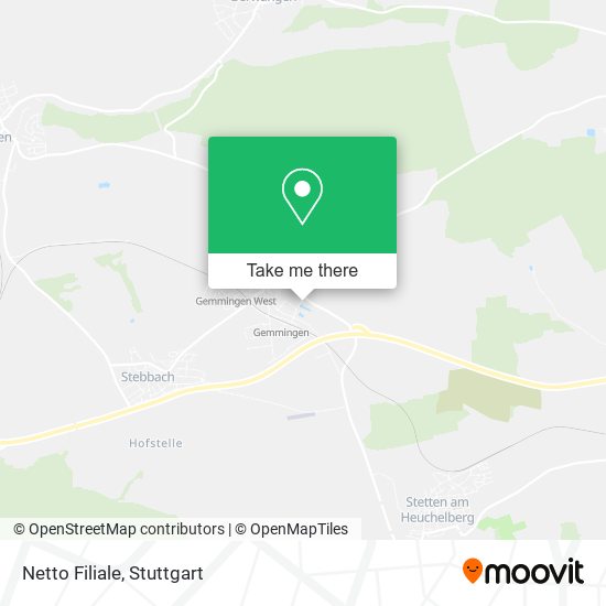 Карта Netto Filiale