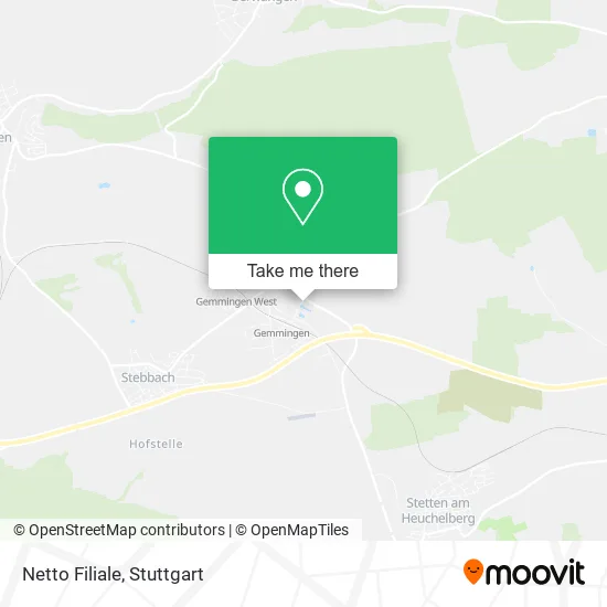 Карта Netto Filiale