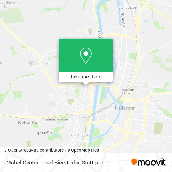 Карта Möbel-Center Josef Bierstorfer