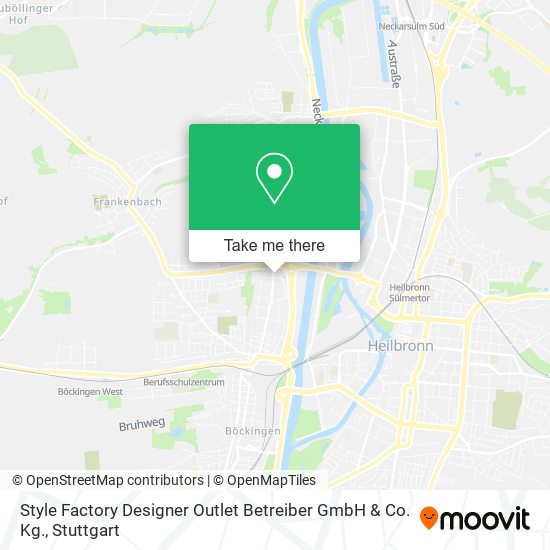 Карта Style Factory Designer Outlet Betreiber GmbH & Co. Kg.