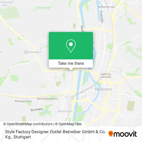 Карта Style Factory Designer Outlet Betreiber GmbH & Co. Kg.