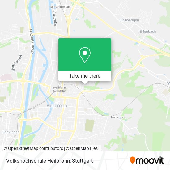 Карта Volkshochschule Heilbronn