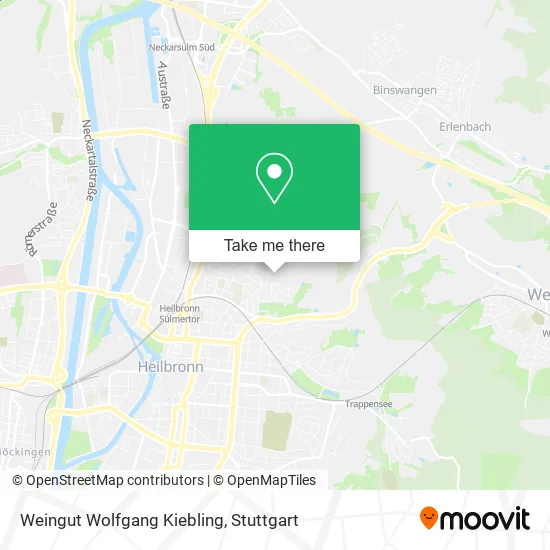 Карта Weingut Wolfgang Kiebling
