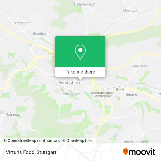 Virturis Food map