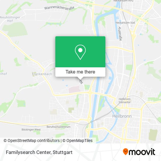 Карта Familysearch Center