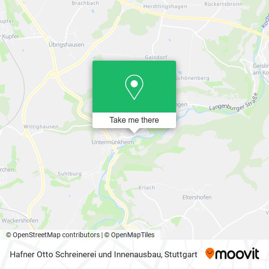 Hafner Otto Schreinerei und Innenausbau map