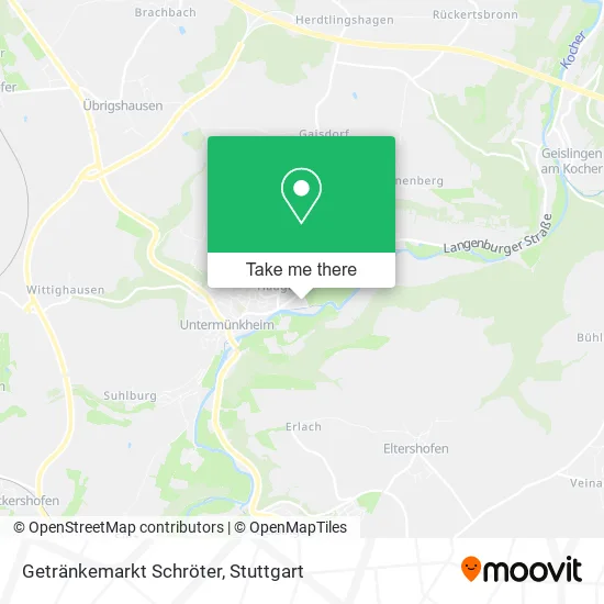 Карта Getränkemarkt Schröter