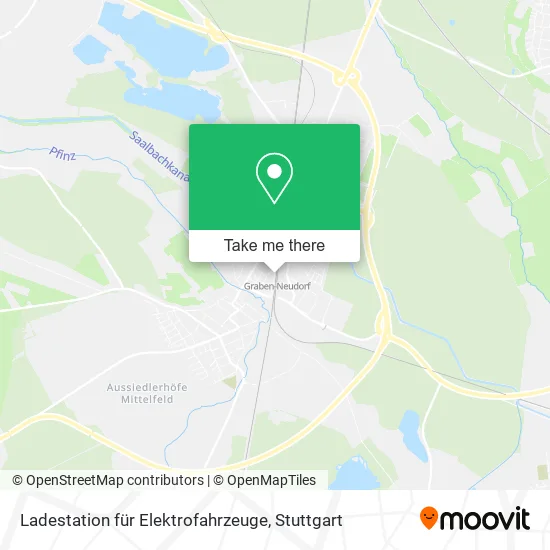 Карта Ladestation für Elektrofahrzeuge