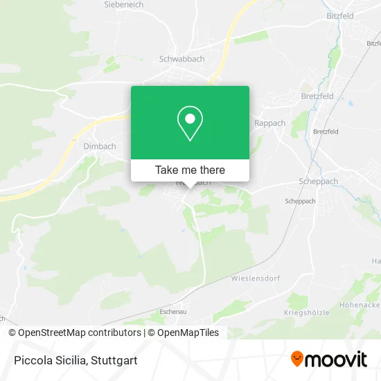 Карта Piccola Sicilia