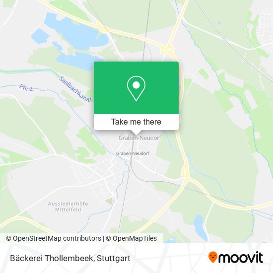 Bäckerei Thollembeek map