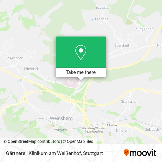Gärtnerei, Klinikum am Weißenhof map