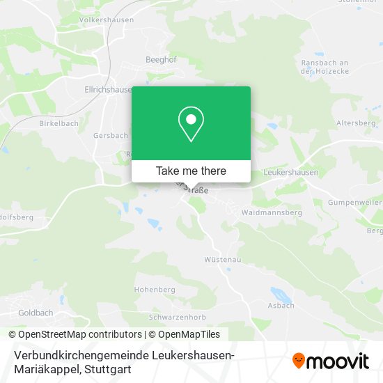 Verbundkirchengemeinde Leukershausen-Mariäkappel map