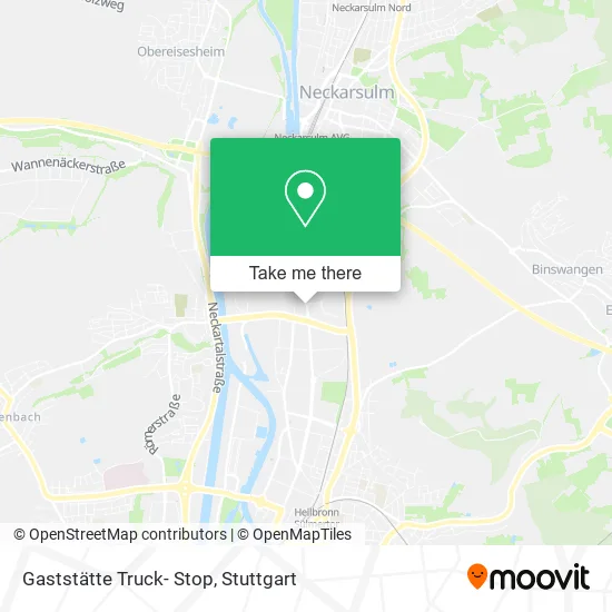 Карта Gaststätte Truck- Stop