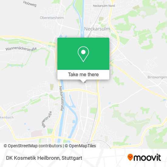DK Kosmetik Heilbronn map