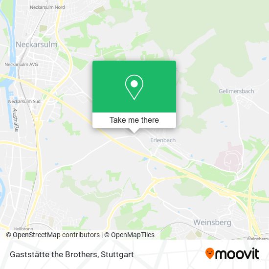 Gaststätte the Brothers map