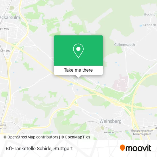 Карта Bft-Tankstelle Schirle