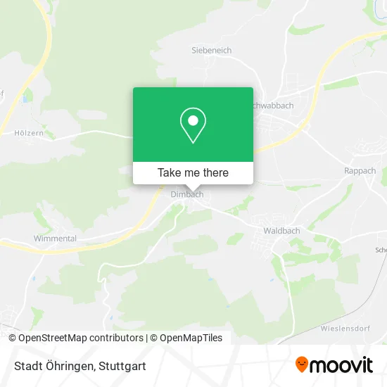 Карта Stadt Öhringen