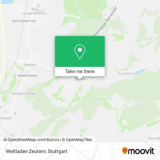 Карта Weltladen Zeutern