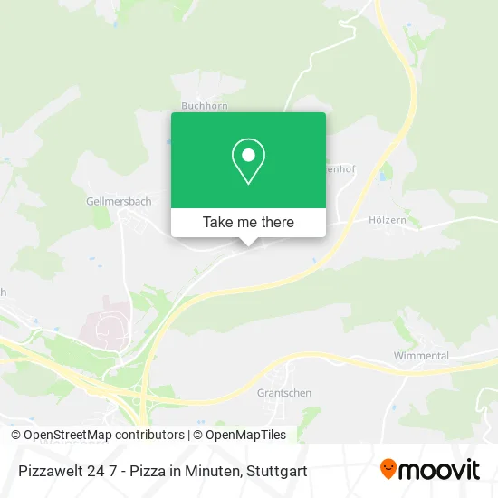 Карта Pizzawelt 24 7 - Pizza in Minuten