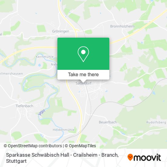 Sparkasse Schwäbisch Hall - Crailsheim - Branch map