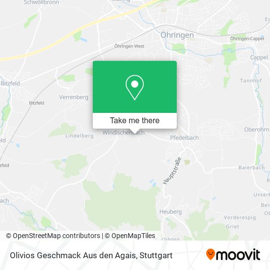 Olivios Geschmack Aus den Agais map