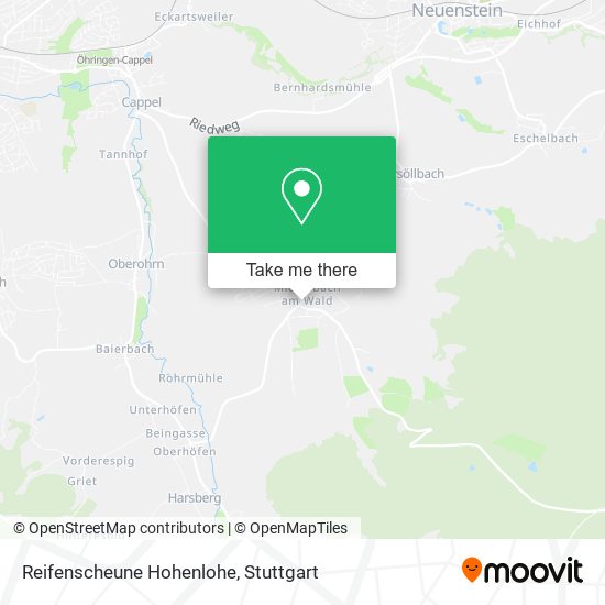 Reifenscheune Hohenlohe map